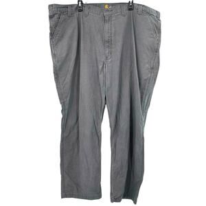 Carhartt Size 50‎ X 32 Relaxed Fit Pants Dark Gray Color Workwear